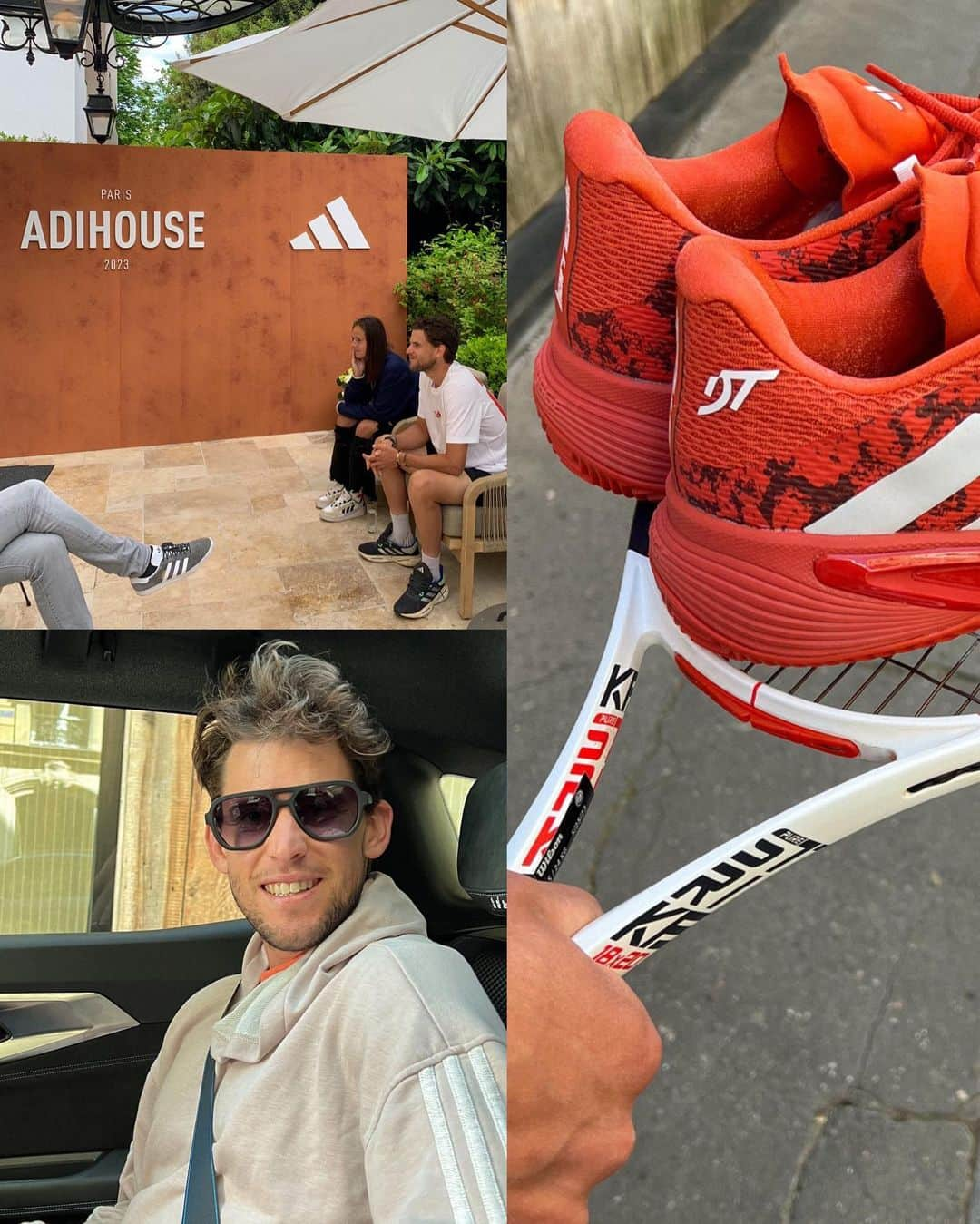 ドミニク・ティエムさんのインスタグラム写真 - (ドミニク・ティエムInstagram)「Paris photo dump - week 1 📸🇫🇷  📍@rolandgarros  @technogym_at @technogym  #fitnesscompanygroup #championstrainwithtechnogym #technogym」5月29日 1時25分 - domithiem