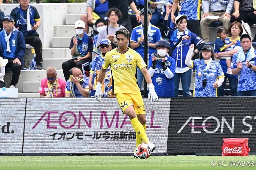 伊藤元太のインスタグラム：「・ 勝利！+3🙌  応援ありがとうございました🙇‍♂️  Let's go boys🔥🫶  #fc今治 #reusch #passion」