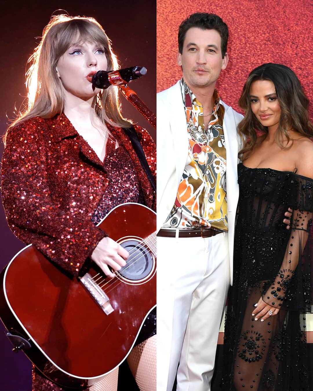 E! Onlineさんのインスタグラム写真 - (E! OnlineInstagram)「Date night hits different at a Taylor Swift #ErasTour concert. Link in bio for Miles Teller and Keleigh Sperry Teller's gorgeous night out. ❤️ (📷: Getty)」5月29日 12時00分 - enews