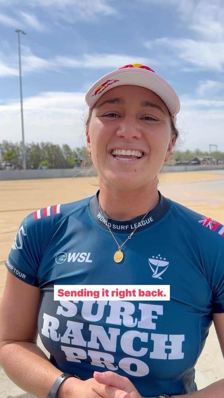 世界プロサーフィン連盟（WSL）のインスタグラム：「A massive thank you to all the fans! #SurfRanchPro @rissmoore10 @griffin_cola @805beer」