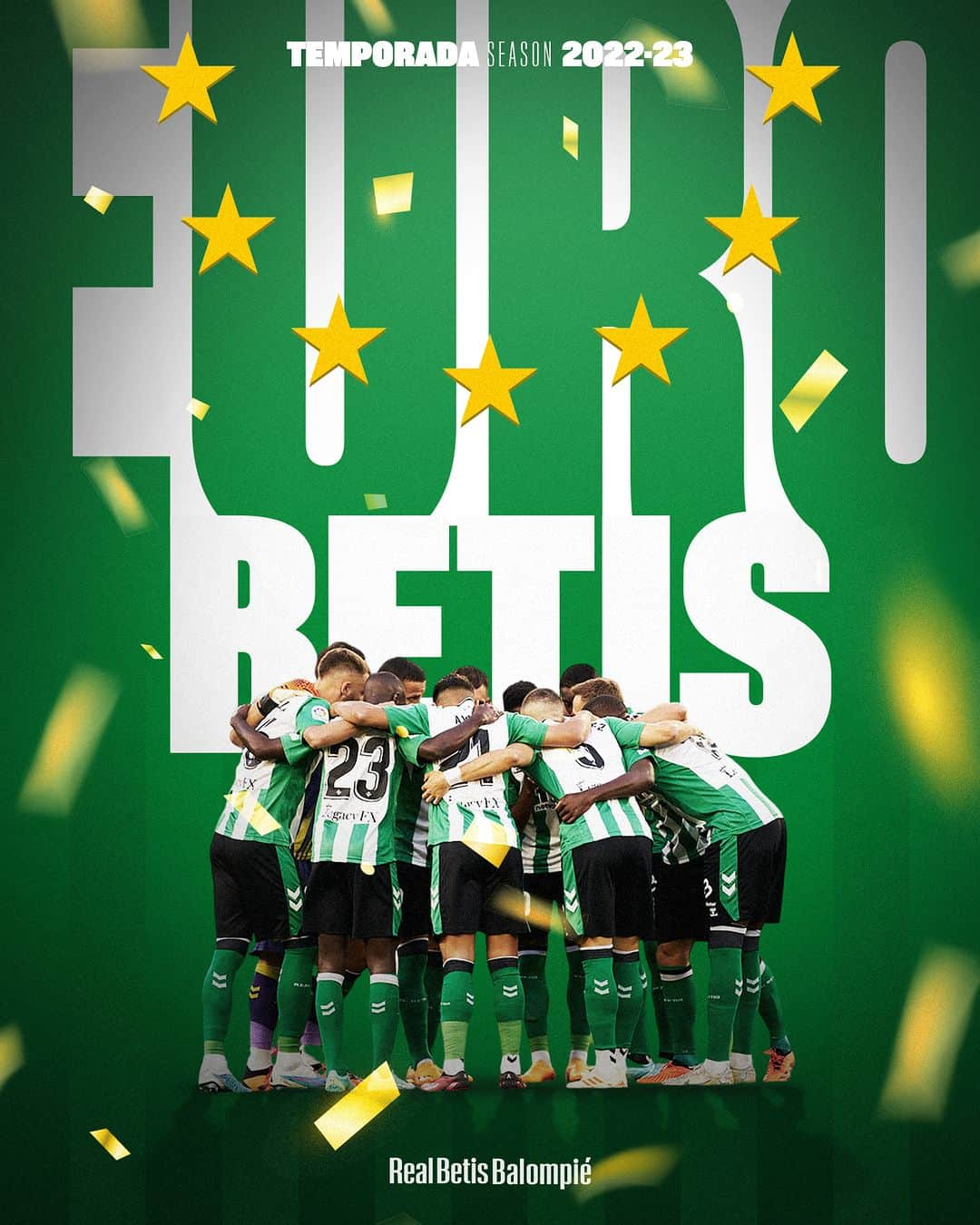 レアル・ベティスさんのインスタグラム写真 - (レアル・ベティスInstagram)「Otro año más... ¡#EuroBetis! 🇪🇺💚😃 -- Hello again, @EuropaLeague! 👋🇪🇺 (Not very) Long time no see! 😊💚」5月29日 4時10分 - realbetisbalompie