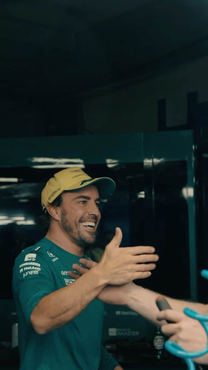 フェルナンド・アロンソのインスタグラム：「One step higher, hungry for more. 🤝  Debrief today’s P2 #MonacoGP finish with @fernandoalo_oficial as he recaps a challenging race and looks ahead to Barcelona.」