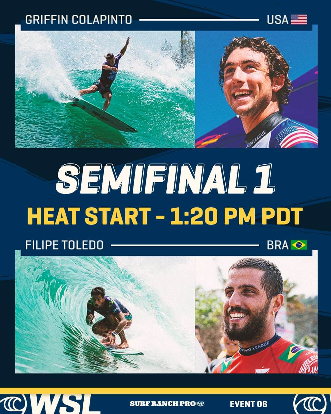 世界プロサーフィン連盟（WSL）さんのインスタグラム写真 - (世界プロサーフィン連盟（WSL）Instagram)「The #SurfRanchPro Men's Semifinals are ON! Watch Finals Day live on worldsurfleague.com. 805 Beer」5月29日 5時20分 - wsl