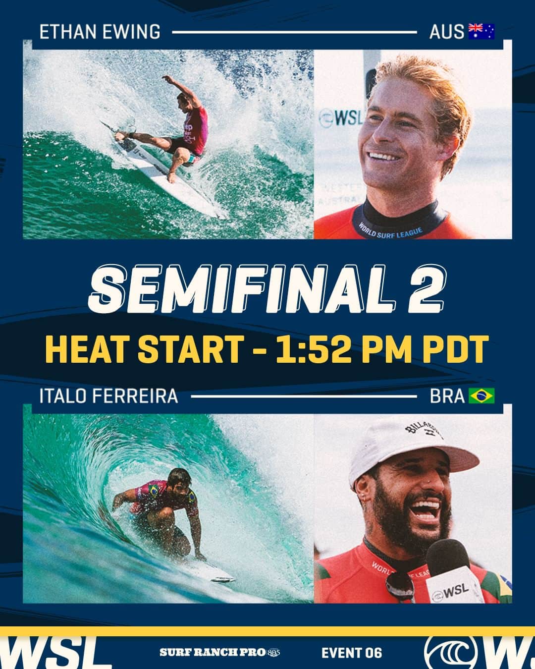 世界プロサーフィン連盟（WSL）さんのインスタグラム写真 - (世界プロサーフィン連盟（WSL）Instagram)「The #SurfRanchPro Men's Semifinals are ON! Watch Finals Day live on worldsurfleague.com. 805 Beer」5月29日 5時20分 - wsl