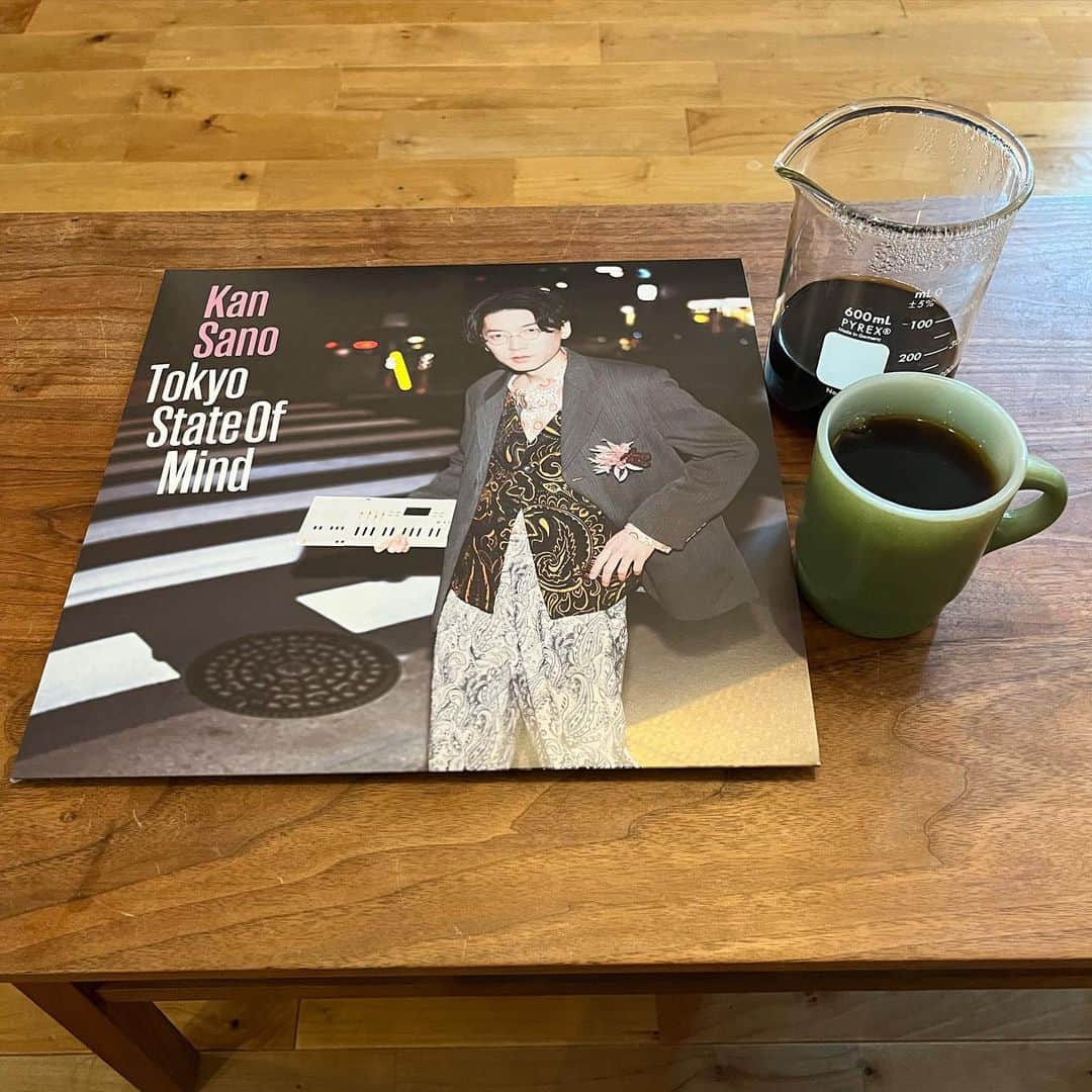 美濃隆章さんのインスタグラム写真 - (美濃隆章Instagram)「ミックス前にちょいと #コーヒーとレコード」5月29日 9時34分 - takaakimino