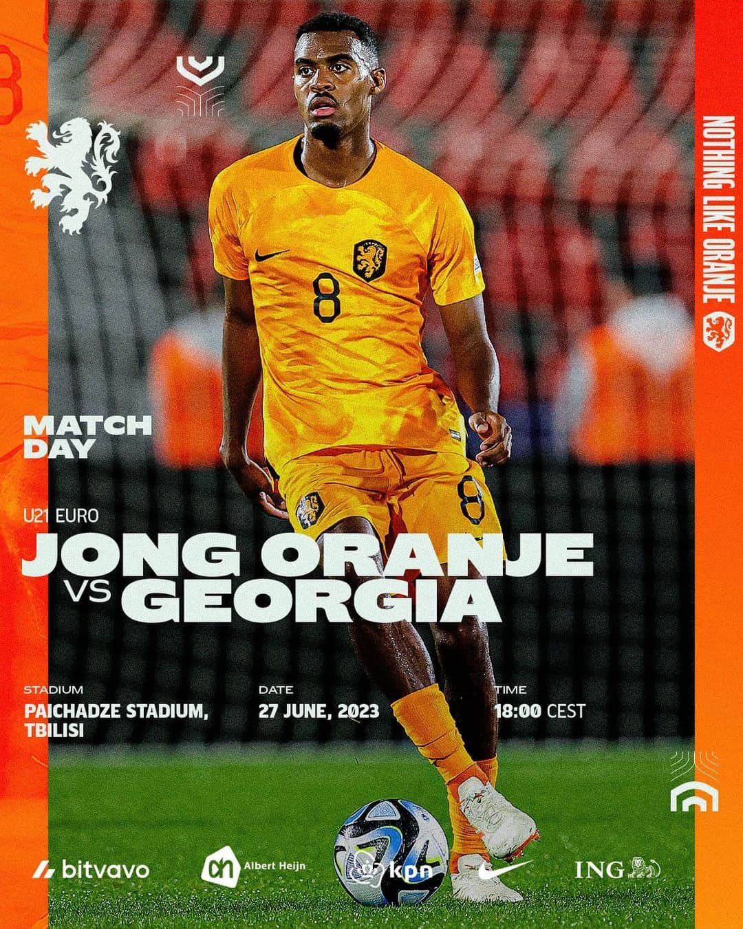 サッカー オランダ代表チームさんのインスタグラム写真 - (サッカー オランダ代表チームInstagram)「𝐃-𝐝𝐚𝐲 for Jong Oranje! ⚔️🔸  Let's fight for a spot in the quarter-finals! 💪  #TheNextUp #NEDGEO #U21EURO」6月27日 14時11分 - onsoranje