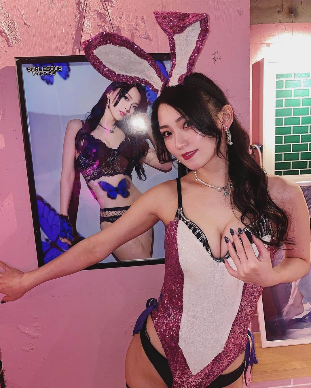 Lunaさんのインスタグラム写真 - (LunaInstagram)「超PINK✖︎バーレスク東京💘💘 ありがとうございました🐇🐇  #大阪 #超PINK #バーレスク東京」6月27日 14時58分 - luna_burlesque