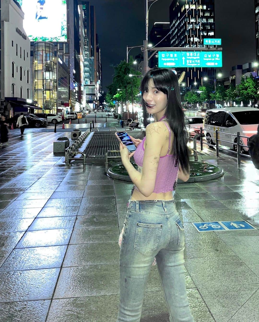 ナナ さんのインスタグラム写真 - (ナナ Instagram)「🌸🎀☔️이 비가 그치면」6月27日 15時30分 - jin_a_nana