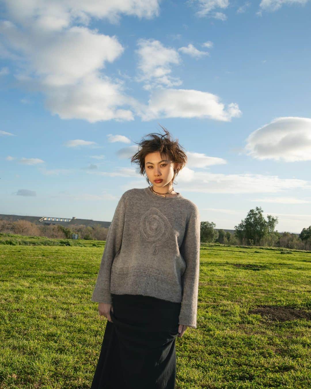 UNIFのインスタグラム：「Whirl Sweater now in stock!」