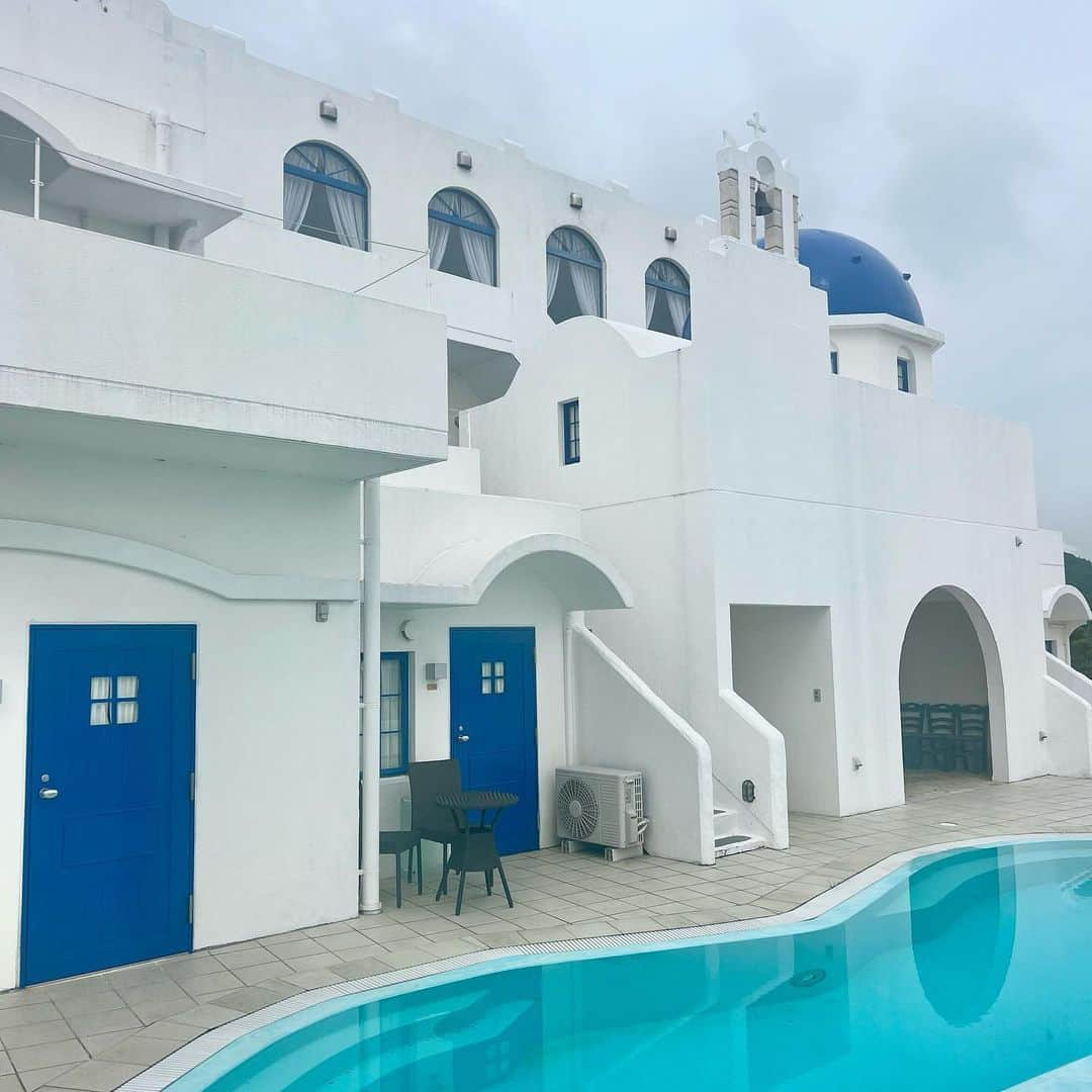 Noboru_Yuukiさんのインスタグラム写真 - (Noboru_YuukiInstagram)「. . VILLA SANTORINI  ヴィラサントリーニ  #ヴィラサントリーニ  #villasantorini  #高知県 #エーゲ海」6月27日 7時06分 - noboru.yuki.1120