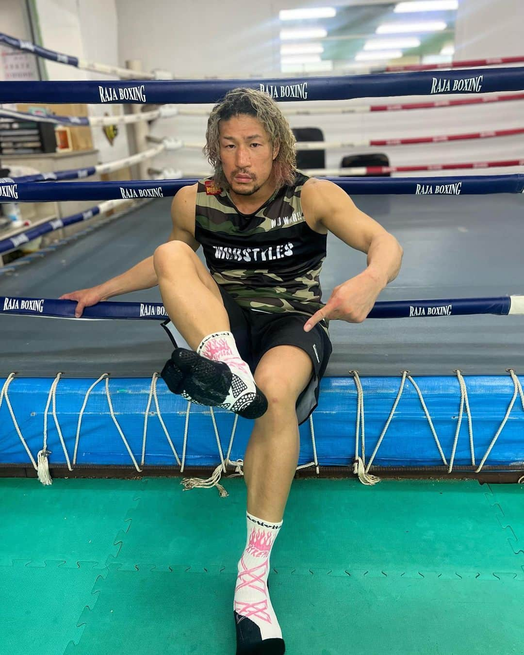 前口太尊さんのインスタグラム写真 - (前口太尊Instagram)「今月も毎日ありえへんくらい　#activital にお世話になってます！！ めっちゃいいトレーニングできとる！！  Activital EXTREMEは強力グリップでめちゃくちゃ踏ん張り効くぞー！　足の裏に踏ん張りを効かせるので打撃の破壊力増し増し増し。  ＃史上最強ソックス　＃怪我シタクナイ　＃パンチドランカーなんで」6月27日 10時44分 - tyson0925