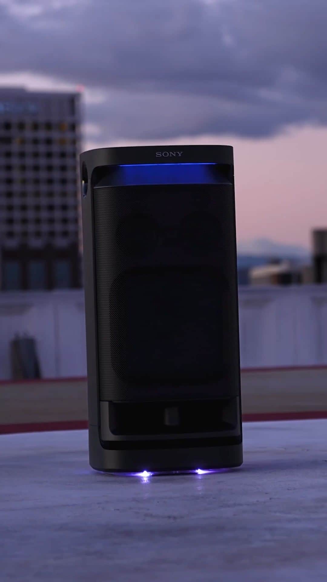 のインスタグラム：「Perfection from every angle. Our XV-900 Party Speaker brings the party to literally any place #MySony #SonySpeaker」