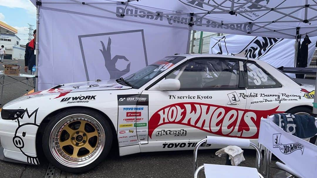 三浦慶のインスタグラム：「rocketbunnyracing D1 (o^^o)」