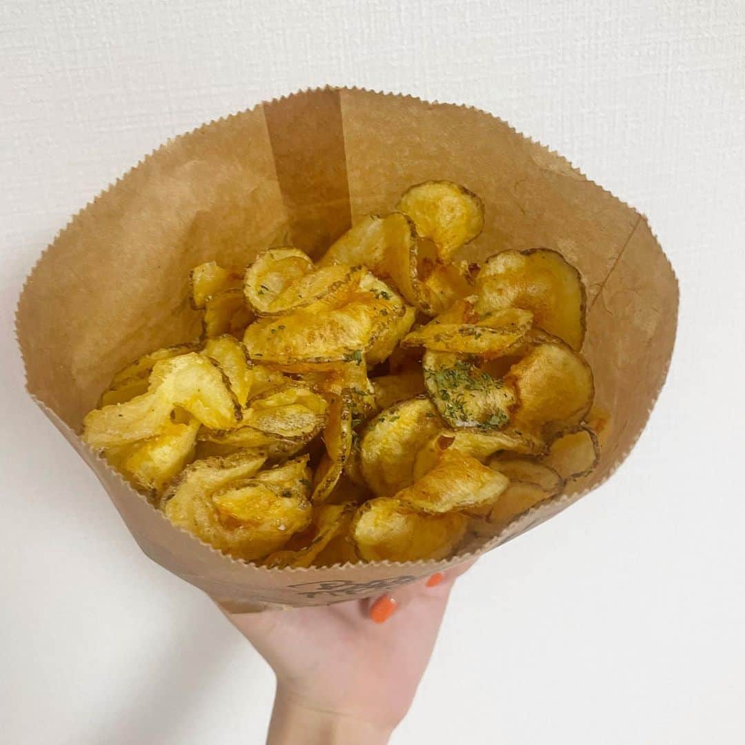 長江愛美さんのインスタグラム写真 - (長江愛美Instagram)「🥔🥔🥔  #potato #brooklynribbonfries #くるくるりん」6月27日 11時21分 - manamin.512