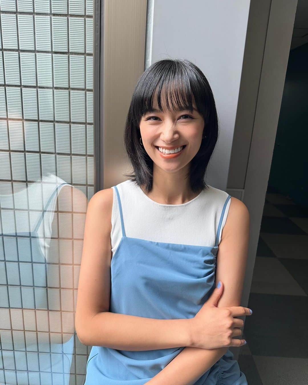山口りささんのインスタグラム写真 - (山口りさInstagram)「ゆーちゃん🩵 @takahashiyu.official   ひるおび　📍tbs」6月27日 13時17分 - hairmakeupbylisayamaguchi