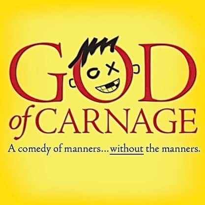 フリーマ・アジェマンのインスタグラム：「🎭The Lyric Hammersmith!!🎭  Super excited, and sweaty palmed, to be part of The Lyric Hammersmith’s new stage production of the Tony and Olivier-winning dark comedy GOD OF CARNAGE. Been 6 six years since I did theatre!!! Time to have back at it!!! Diversify - always!!!  Come see us in the revival of Yasmina Reza's play at the Lyric Hammersmith theatre in September.  Co-starring: ⭐️Ariyon Bakare ⭐️Dinita Gohil ⭐️Martin Hutson   Directed by: 🌟Nicholai La Barrie  Runs from 1 to 30 September.   💥🎭💥🎭💥🎭💥🎭💥🎭💥🎭💥🎭💥🎭」