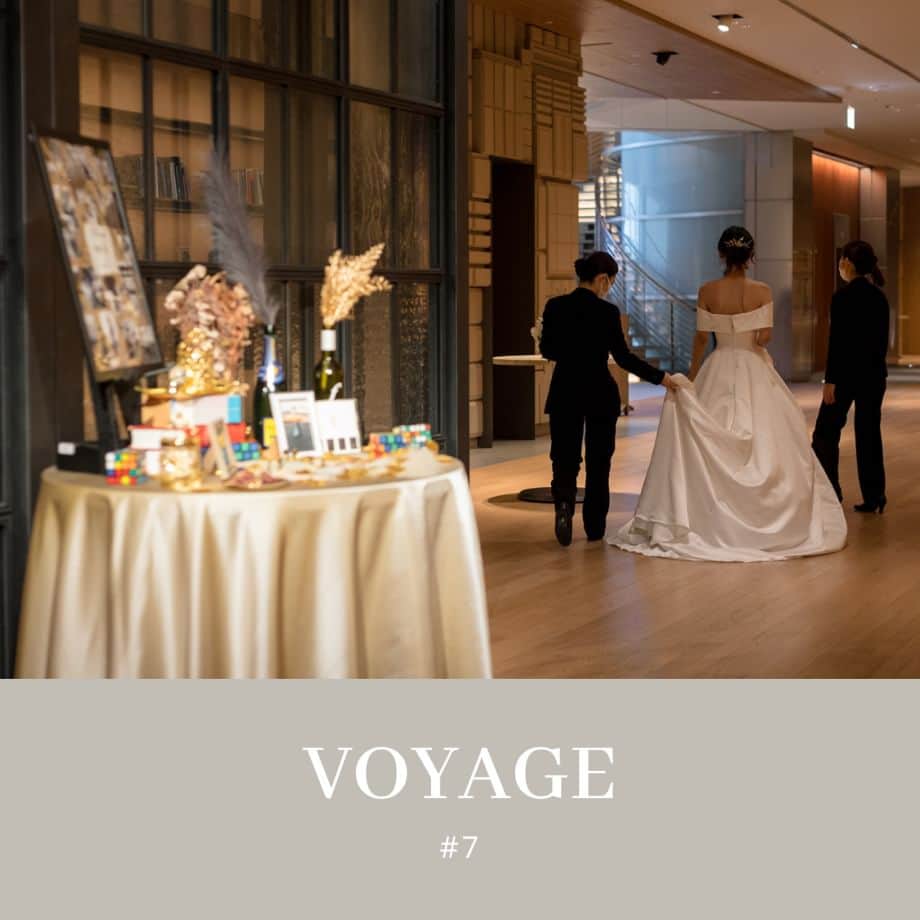 シャングリ・ラ ホテル 東京 ヘブンリーウエディングさんのインスタグラム写真 - (シャングリ・ラ ホテル 東京 ヘブンリーウエディングInstagram)「@grandhyatttokyo_wedding VOYAGE 7 ———————————————  レセプションの第二幕に向けて お色直しへ  ——————————————— 📸@tokyo_laviephotography  💄@sashu.armonia  👗@takamibridal_costume   #グランドハイアット東京 #グランドハイアット東京ウェディング #グラハイ花嫁 #grandhyatttokyowedding」6月23日 18時00分 - grandhyatttokyo_wedding