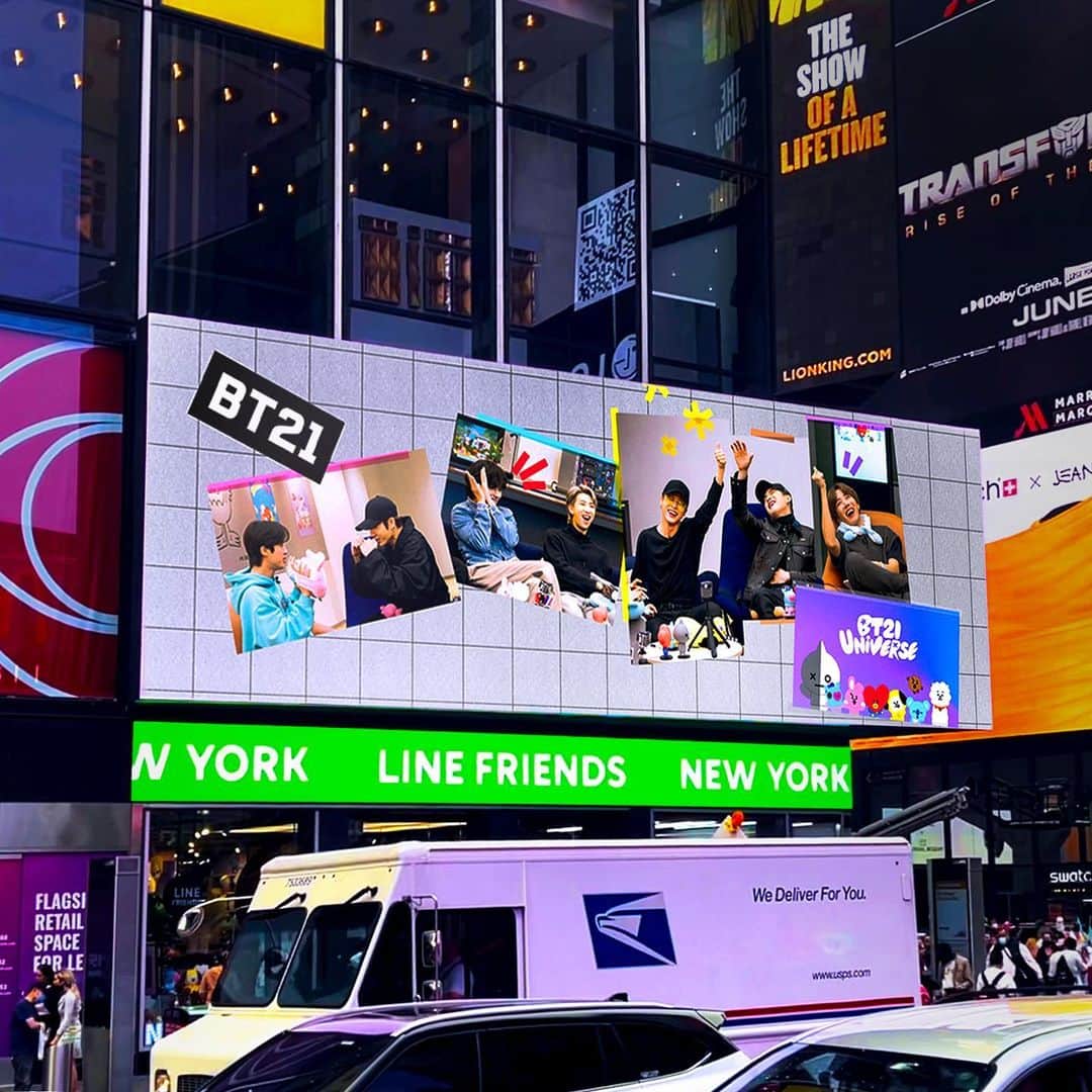 BT21 Stars of tomorrow, UNIVERSTAR!さんのインスタグラム写真 - (BT21 Stars of tomorrow, UNIVERSTAR!Instagram)「💜Cityscape with purple looks pur-fect🗽💜  Make unforgettable memories before June ends at 📍LINEFRIENDS store New York  #2023BTSFESTA #BTS10thAnniversary #2023BTSFESTAwithBT21 #BT21 #LINEFRIENDS」6月23日 18時11分 - bt21_official