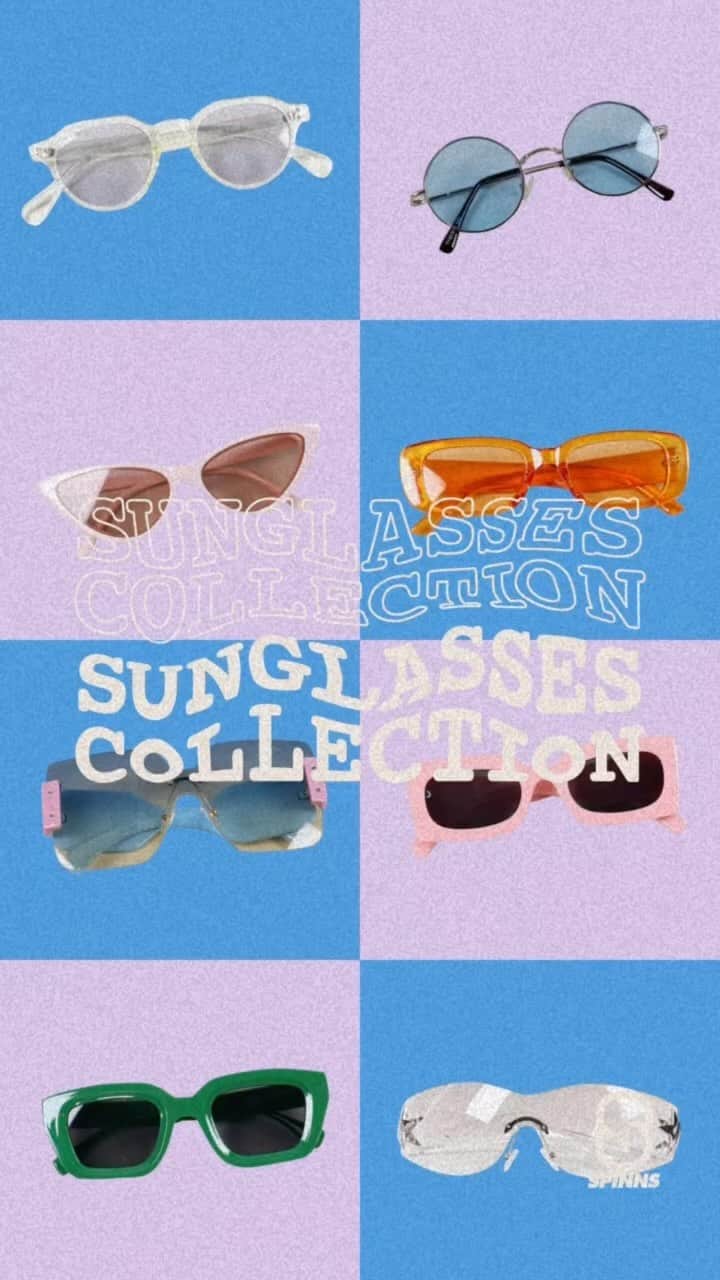 スピンズのインスタグラム：「夏のマストアイテム🕶🕶 サングラス大量入荷中💖💖 @spinns_official   #サングラス #サングラス女子 #サングラスコーデ」