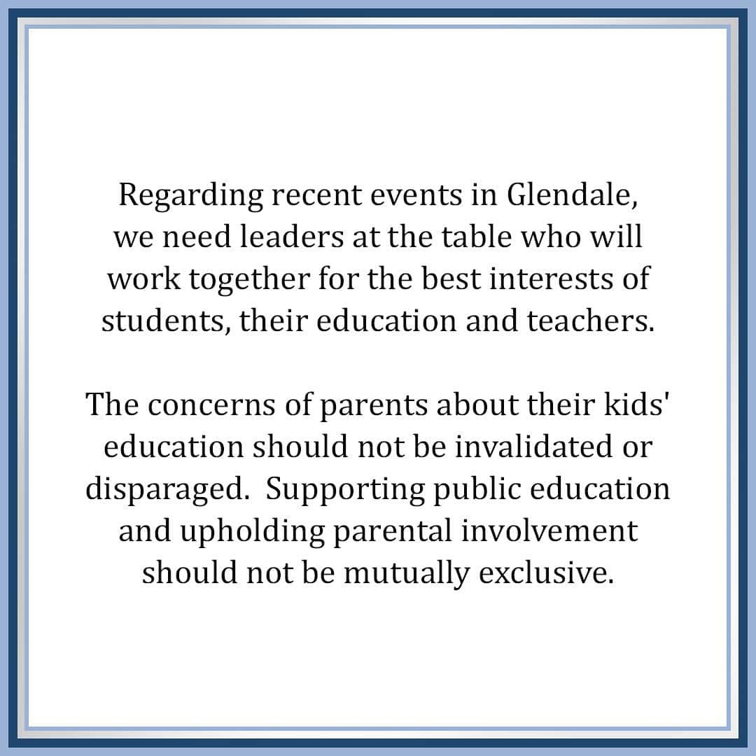のインスタグラム：「We need leaders who will work together for the best interests of students, their education and teachers」