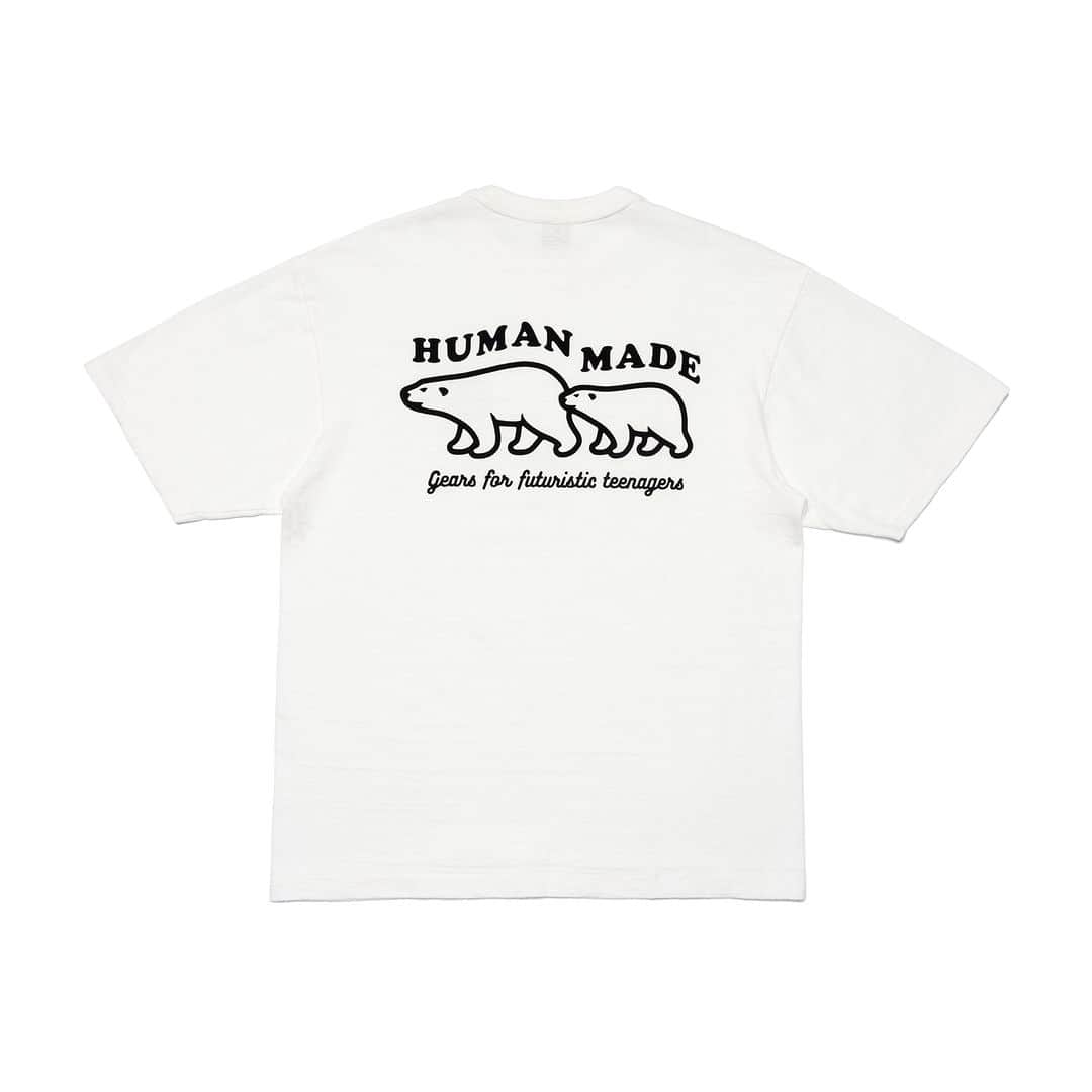 HUMAN MADEさんのインスタグラム写真 - (HUMAN MADEInstagram)「"GRAPHIC T-SHIRT #10" is available at 24th June 11:00am (JST) at Human Made stores mentioned below.  6月24日AM11時より、"GRAPHIC T-SHIRT #10” が HUMAN MADE のオンラインストア並びに下記の直営店舗にて発売となります。  [取り扱い直営店舗 - Available at these Human Made stores] ■ HUMAN MADE ONLINE STORE ■ HUMAN MADE OFFLINE STORE ■ HUMAN MADE HARAJUKU ■ HUMAN MADE SHIBUYA PARCO ■ HUMAN MADE 1928 ■ HUMAN MADE SHINSAIBASHI PARCO  *在庫状況は各店舗までお問い合わせください。 *Please contact each store for stock status.  HUMAN MADE定番のスラブ生地を用いた、丸胴ボディーのTシャツ。フロントのポケット部分のプリントとバックのアニマルグラフィックが特徴です。  Pocket T-shirt woven with Human Made’s uneven slub yarn. Featuring the standard rounded body, the T-shirt has a print on the front pocket and an animal graphic on the back.」6月23日 11時03分 - humanmade