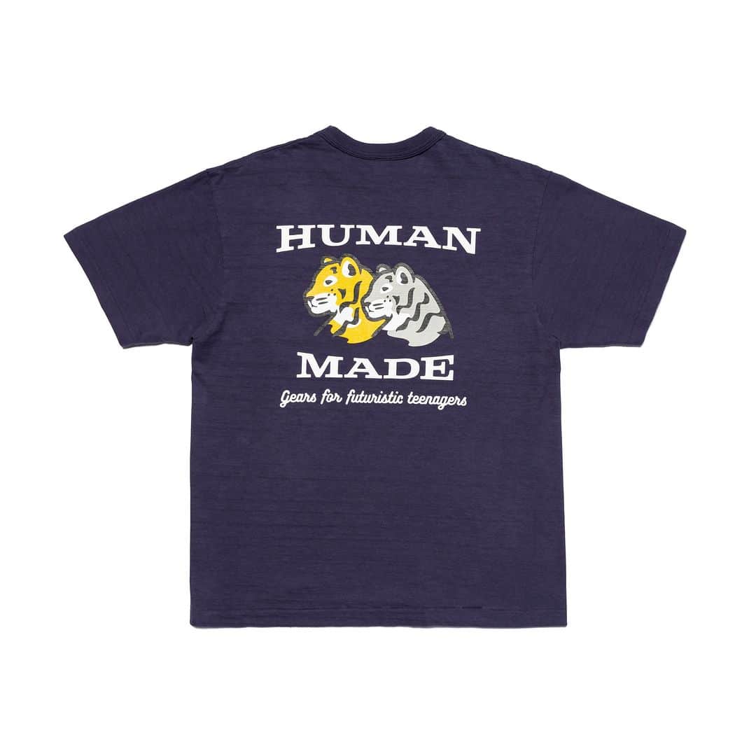 HUMAN MADEさんのインスタグラム写真 - (HUMAN MADEInstagram)「"POCKET T-SHIRT" is available at 24th June 11:00am (JST) at Human Made stores mentioned below.  6月24日AM11時より、"POCKET T-SHIRT” が HUMAN MADE のオンラインストア並びに下記の直営店舗にて発売となります。  [取り扱い直営店舗 - Available at these Human Made stores] ■ HUMAN MADE ONLINE STORE ■ HUMAN MADE OFFLINE STORE ■ HUMAN MADE HARAJUKU ■ HUMAN MADE SHIBUYA PARCO ■ HUMAN MADE 1928 ■ HUMAN MADE SHINSAIBASHI PARCO  *在庫状況は各店舗までお問い合わせください。 *Please contact each store for stock status.  HUMAN MADE定番のスラブ生地を用いた、丸胴ボディーのTシャツ。フロントのポケット部分にはハートロゴのワッペン、バックにはアニマルグラフィックのプリントが施されています。  Pocket T-shirt woven with Human Made’s uneven slub yarn. Featuring the standard rounded body, the T-shirt has a heart-shaped badge on the front pocket and an animal graphic printed on the back.」6月23日 11時00分 - humanmade