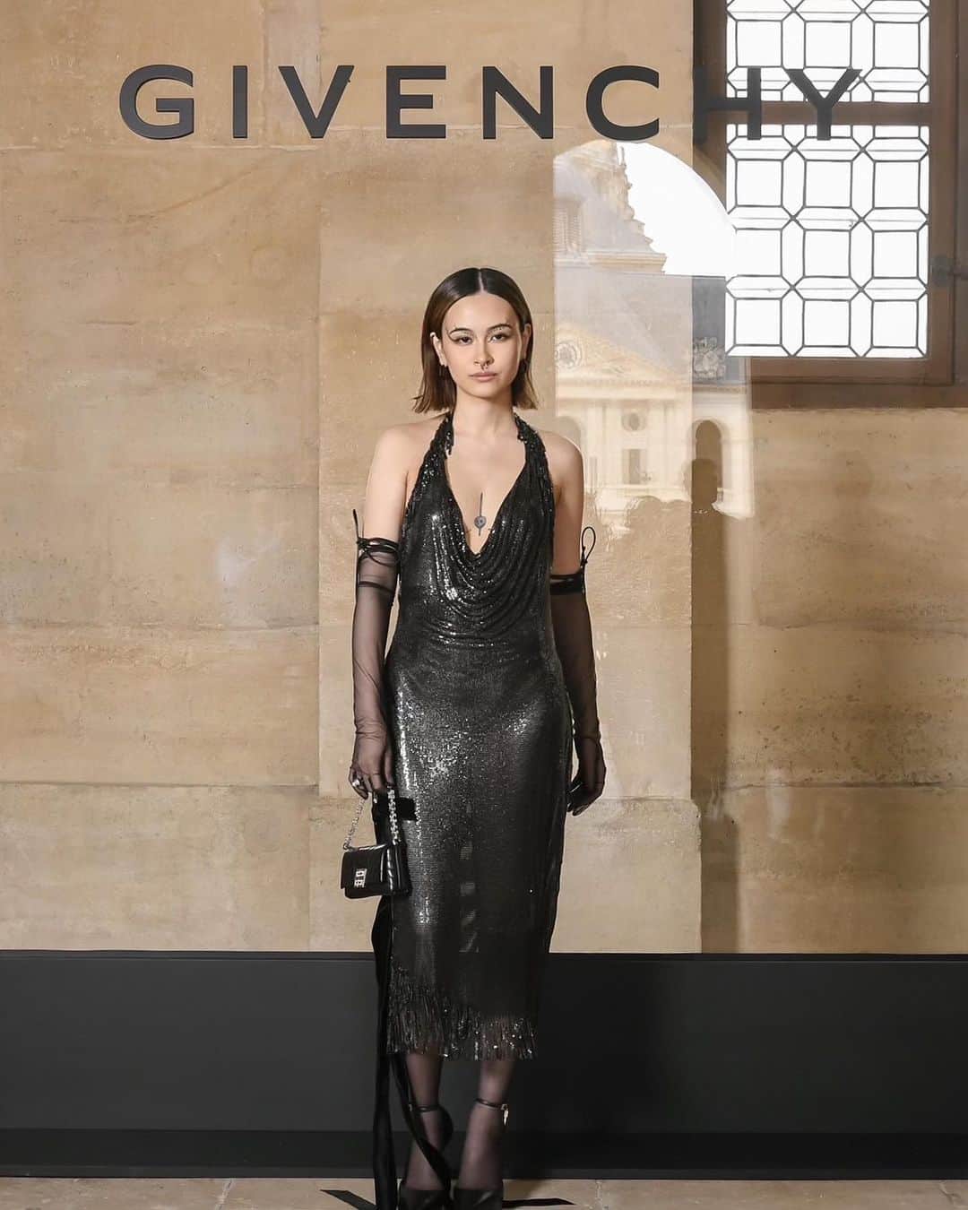 高橋ららのインスタグラム：「Givenchy🖤  #pfw #givenchy」