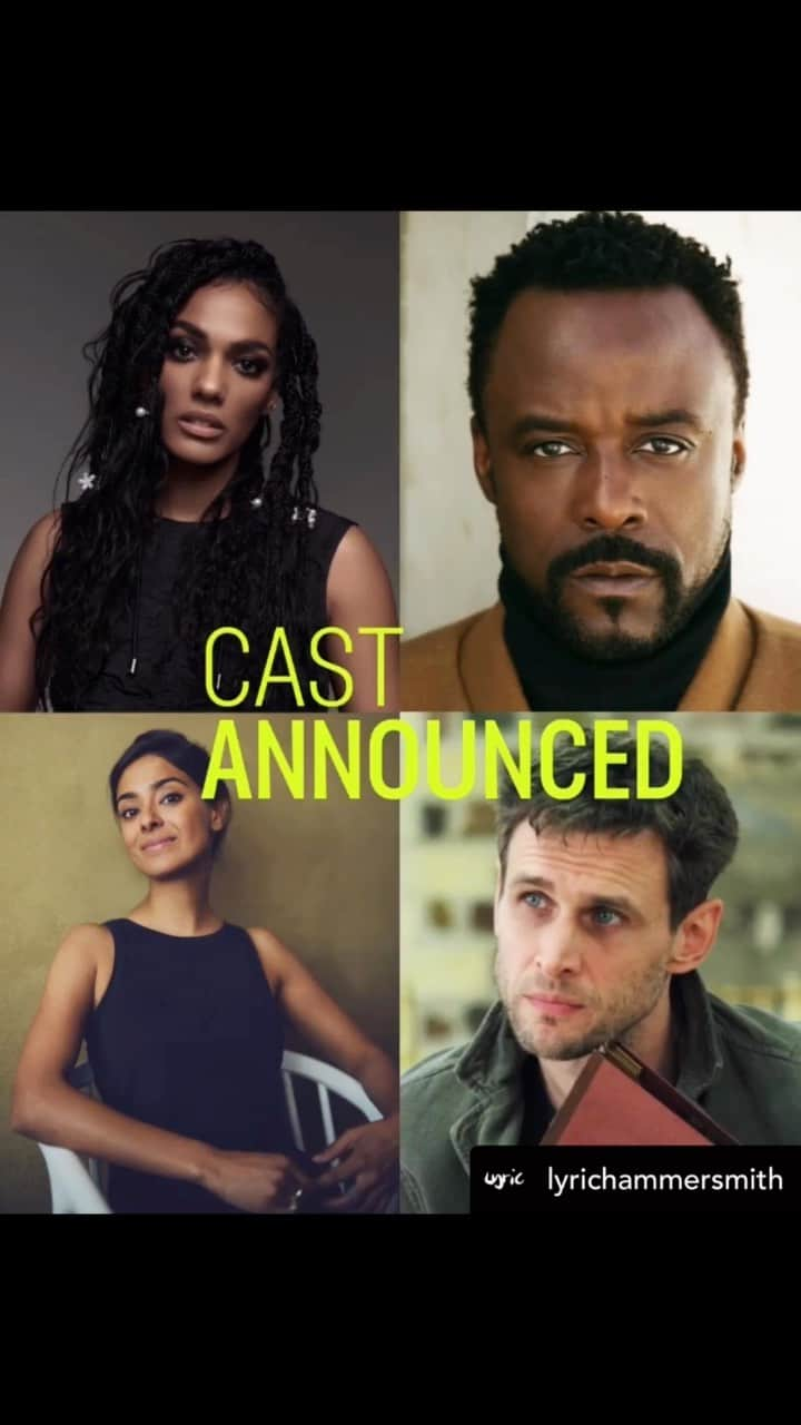 フリーマ・アジェマンのインスタグラム：「• REPOST @lyrichammersmith •  GOD OF CARNAGE - CAST ANNOUNCEMENT 🔥  We couldn’t be more excited to welcome these four phenomenal actors to the Lyric in September, who’ll be starring in the Olivier and Tony Award winning play #GodOfCarnage  The Lyric’s Associate Director @nicholailabarrie will revive this rollercoaster comedy by Yasmina Reza and translated by Academy Award winning Christopher Hampton.   The production will star:  🌷Freema Agyeman @freemaofficial  🌷Ariyon Bakare  🌷Dinita Gohil 🌷Martin Hutson  Playing 01 - 30 Sep  Tickets are on sale from £10  Link in bio  #ariyonbakare #freemaagyeman #dinitagohil #martinhutson #yasminareza #christopherhampton #lyrichammersmith #comedyofmanners #nicholailabarrie」