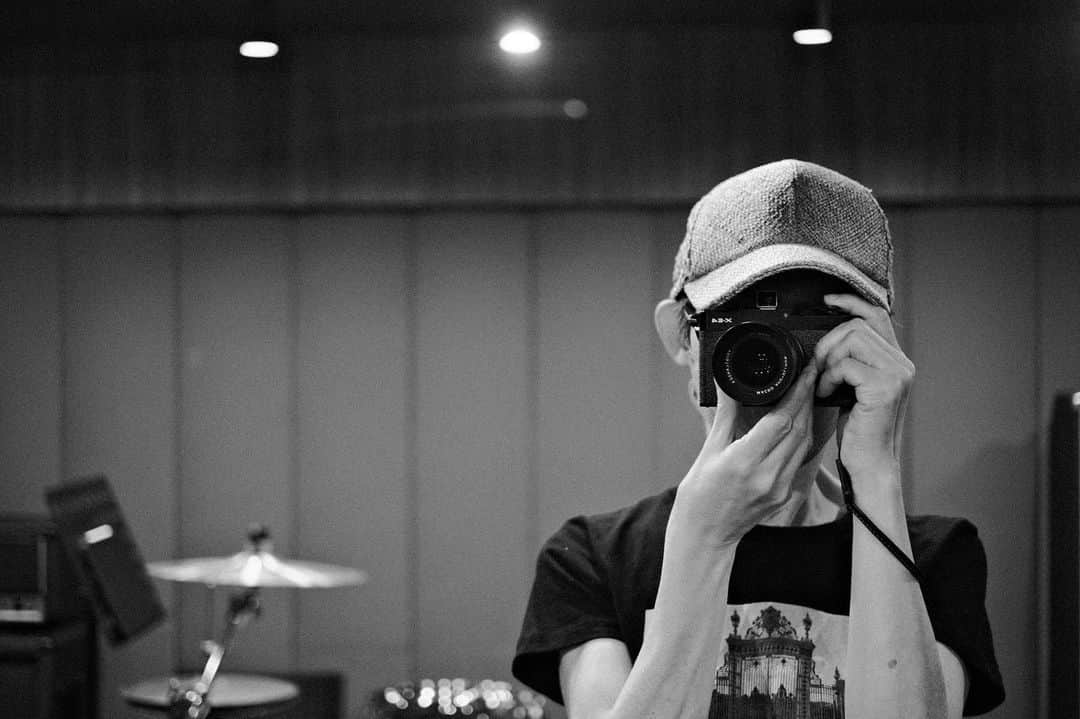 角田美喜のインスタグラム：「朝練スタジオにて🥁😊 #xe4」