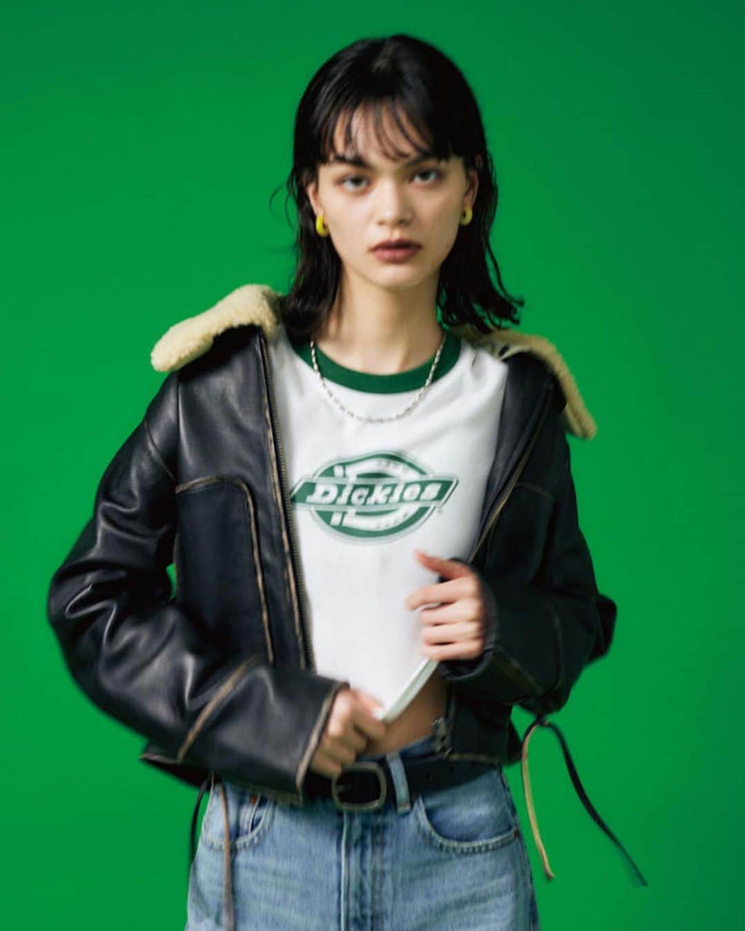 福士マリのインスタグラム：「@moussyofficial ✖️ @dickies_jp  @dickies 🌵⚡️⚡️‼️」
