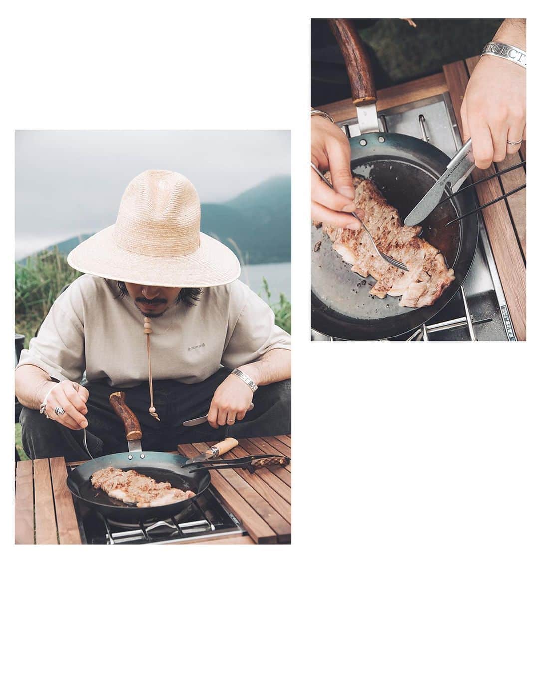 JOURNAL STANDARDさんのインスタグラム写真 - (JOURNAL STANDARDInstagram)「Yoo-Hoo Store Journal Vol.1  ヤッホーストアのオトナ遊び通信、キャンプ編。  @js.yoohoostore @journalstandard.jp  ---------------            ”いつもの服装に“そと”のエッセンスを。”        非日常のムードを盛り上げるために、その場のドレスコードにあった衣服を見繕うこと。それも確かにファッションの楽しみ方のひとつだけれど、ことアウトドアのフィールドにおいては、そのドレスコードに少しばかり背くのがヤッホー流であり、ジャーナル流。GORE-TEX®︎を搭載した＜クラークス＞や＜ウエスト ペロ＞のハットなどでいつもの服装に“そと”のエッセンスをプラスする。          ”自然でも街でも“らしく”いられる、“うちそと”スタイル。”        ------------- Photo_Masaki Kiyokawa  Day Trippers_Tadanao Matsuo,Yuya Ohta,Akihiro Suzuki  Composition&Text_Nobuyuki Shigetake  ▼詳しくはストーリーズまたは下記リンクよりご覧ください。  https://baycrews.jp/feature/detail/8623  ≪Yoo-Hoo Store≫  国内外から集められた名品と旬なアウトドア道具を軸に、 ＜ジャーナルスタンダード＞が培った アメリカン、ワーク、ミリタリー、 スポーツのテイストを織り交ぜて、 自然と街（IN⇔OUT）を シームレスにつなぐ“うちそと”スタイルを  提案するアウトドアライフスタイルショップ。  ⁡ -------  #芦ノ湖 #デイキャンプ #ウチソト ⁡ #camp #camping #campgear #outdoor #camphack #star_tcamp #ttt_gallery #excamp #fukuokacamp #九州キャンプ #ジャーナルスタンダード #yoohoostore」6月23日 16時11分 - journalstandard.jp