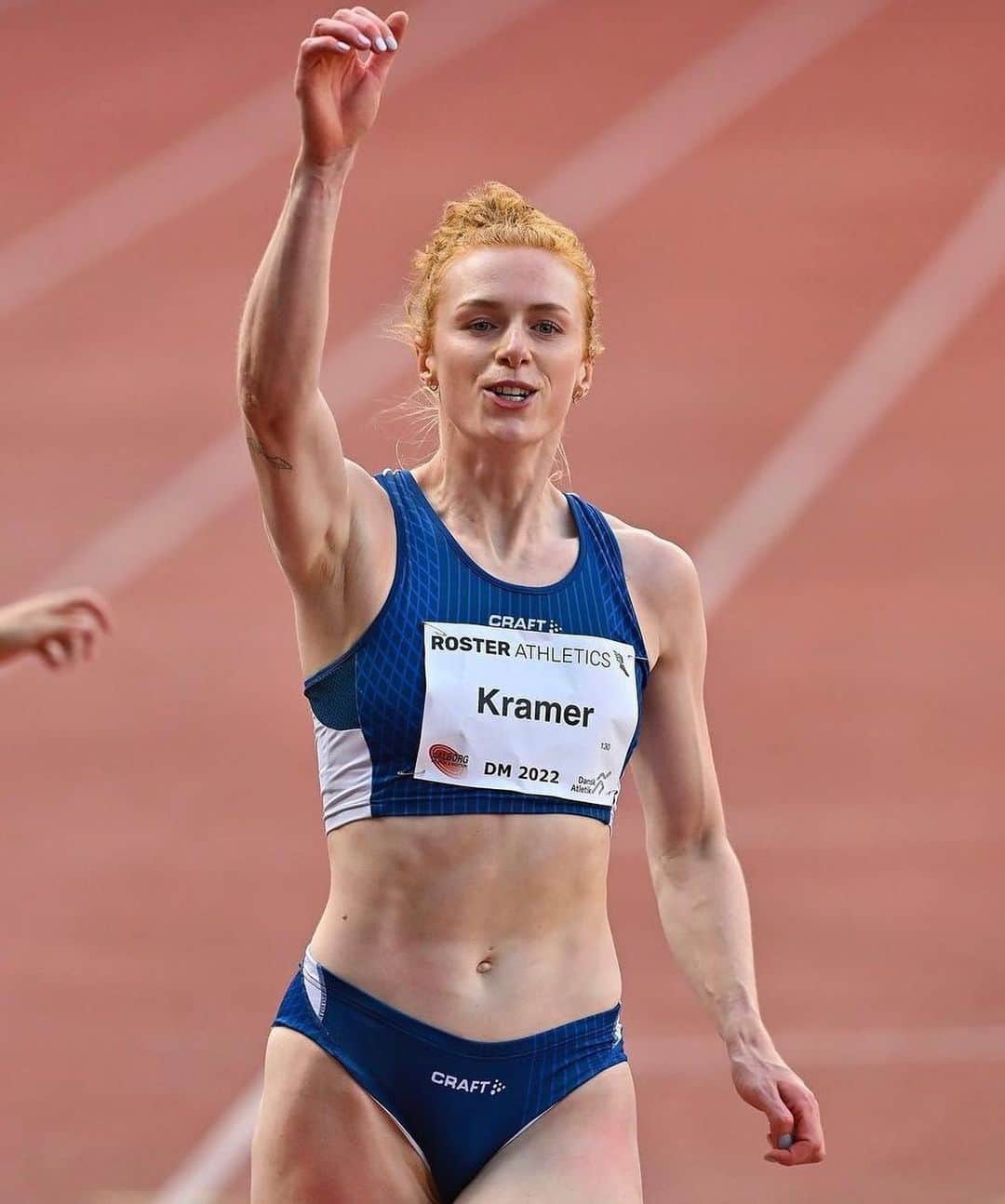 マチルドU・クラマーのインスタグラム：「Next up: Nationals tomorrow 🔥🔥 Let’s have some fuuuuun 😈💃🏻  🏃‍♀️ 100m ⏰ Indledende:  15.50 / Finale: 17.20 📍 Skovdalen Stadion, Aalborg  📺 DR1 og DR2   📸 Lars Møller」