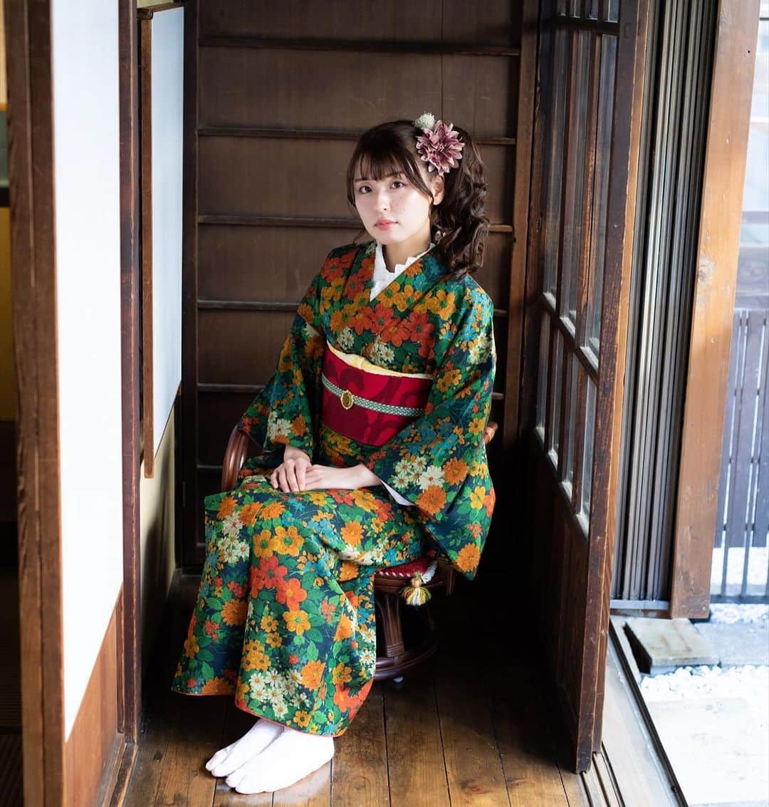 竹本茉莉のインスタグラム：「. 和装です👘」