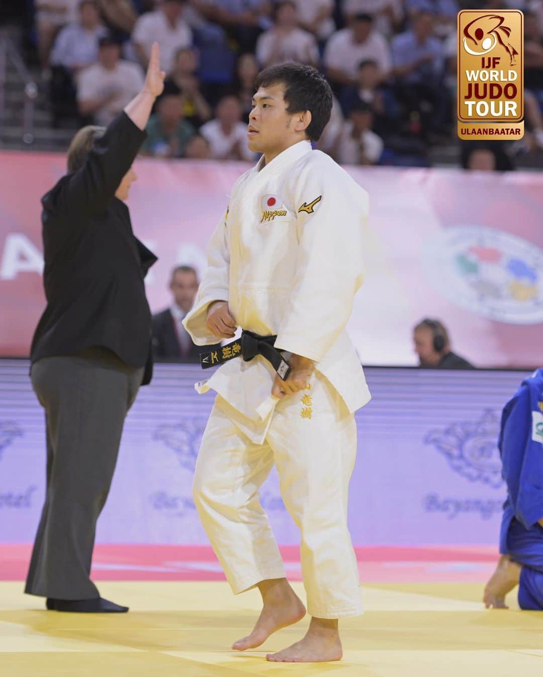 永山竜樹のインスタグラム：「10 Grand Slam Golds for @ryuju60 , pure consistency! 🇯🇵 🥇  #JudoUlaanbaatar #Judo #Ulaanbaatar #Mongolia #Sport #OlympicQualifiers #RoadToParis2024 #WJT #Olympics」