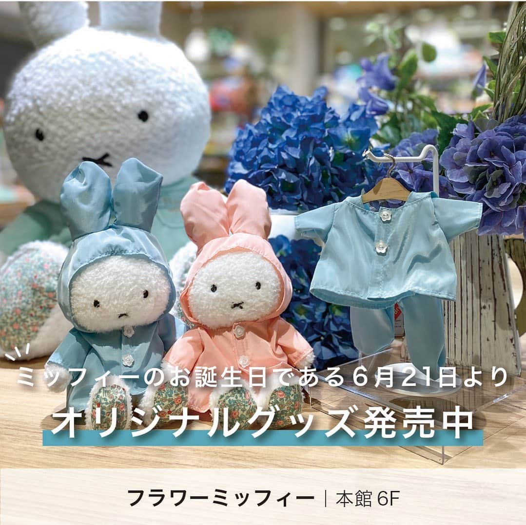 フラワーミッフィー ほわほわぬいぐるみ レインコート付き 2体セット