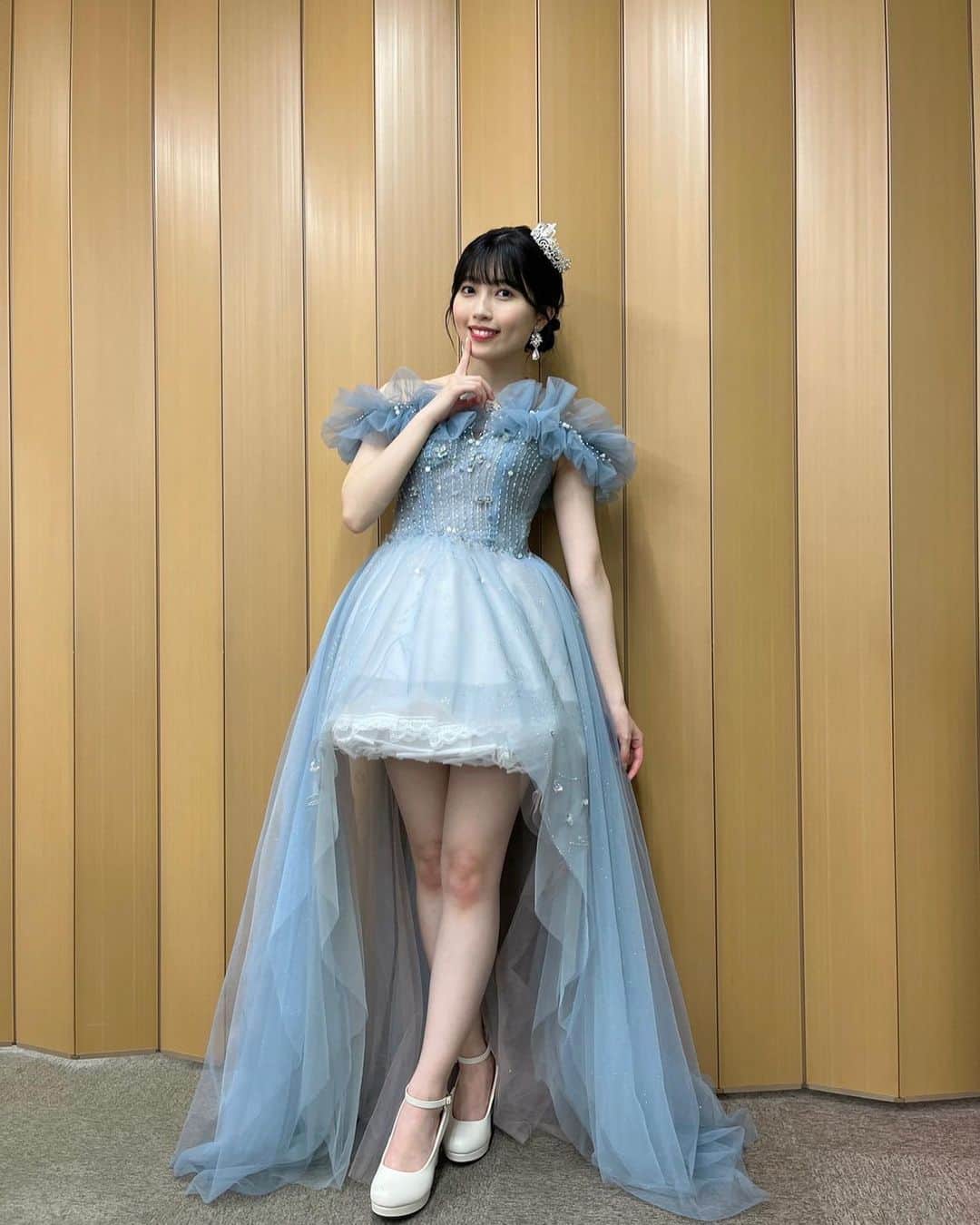のインスタグラム：「#西田汐里 です！  バースデーイベントの配信がスタートしました！ ファンクラブ会員の方はぜひ😌🫧  #ハロー配信 #beyooooonds」