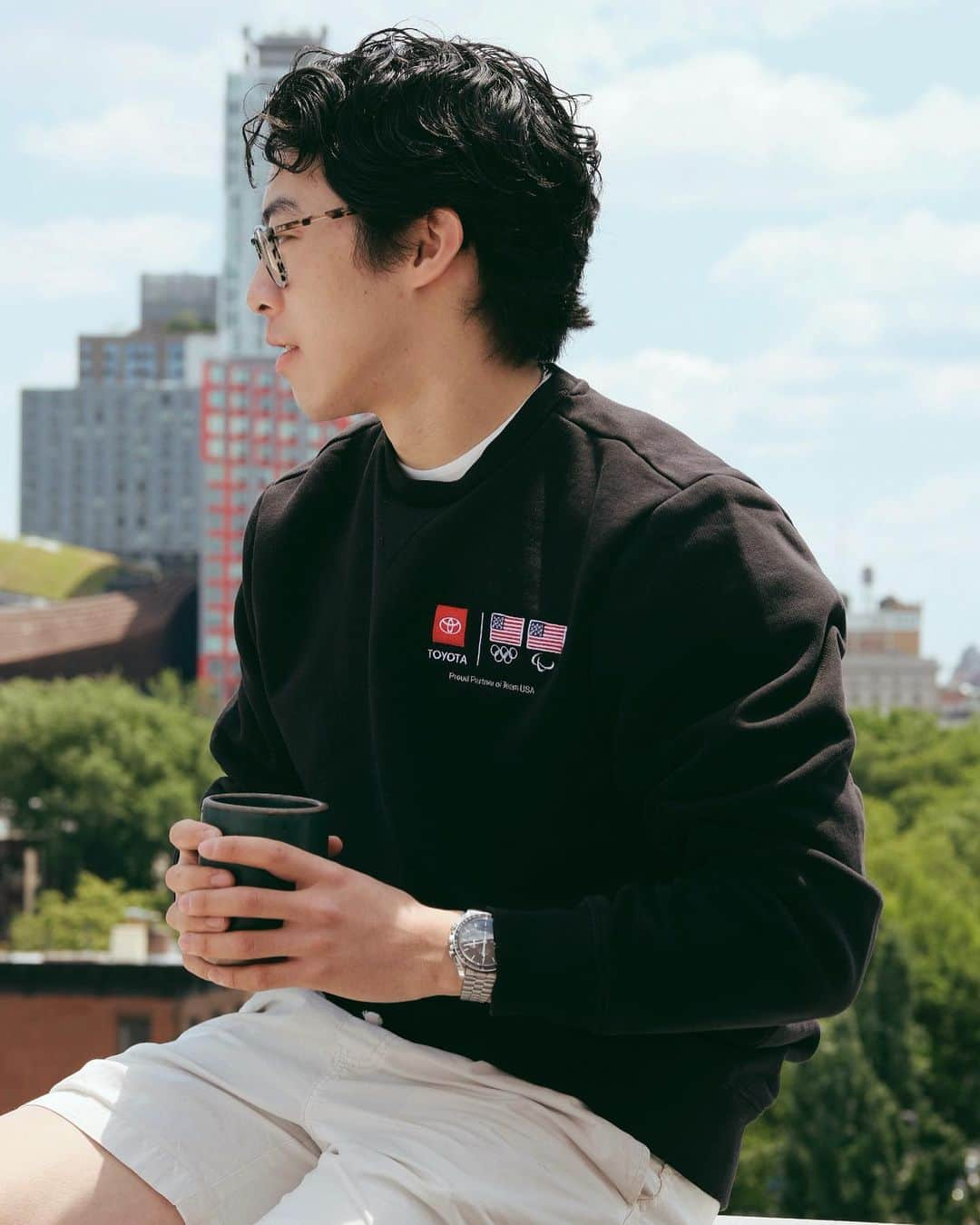 ネイサン・チェンのインスタグラム：「Thinking about where to get my next coffee @teamtoyota」