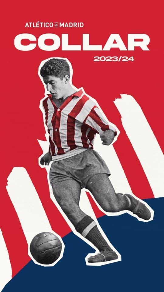 アトレティコ・マドリードのインスタグラム：「🪪 Homenajeamos a Enrique Collar en el carné de socio de la temporada 2023/24.  🔴⚪ ¡Todos los atléticos llevarán consigo la imagen del futbolista que más campañas ha sido capitán rojiblanco!」
