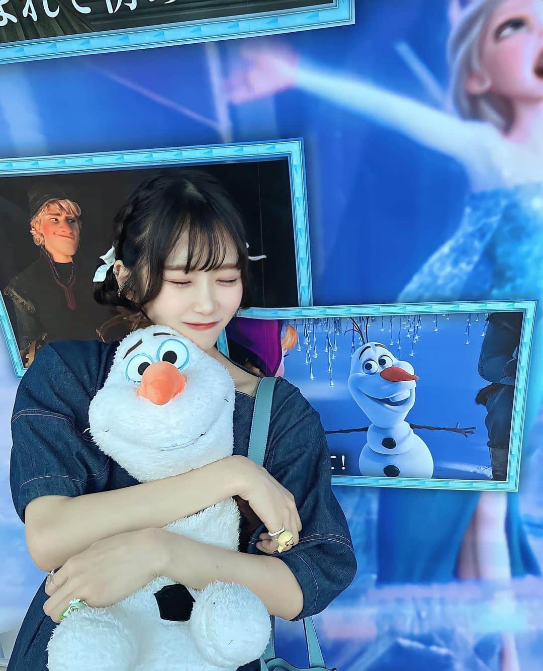 堂本千晴のインスタグラム：「ぎゅーって抱きしめて⛄️️🩵」