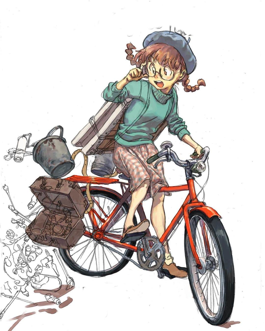 刈谷仁美のインスタグラム：「たまにアニメーター志望の方から就活に使ったポートフォリオどこかに掲載されてるか質問いただくのでpixivfanboxにアップしました！ ご参考までにどうぞ ↓ https://kryaia.fanbox.cc/posts/6212106  #illustration #drawing」