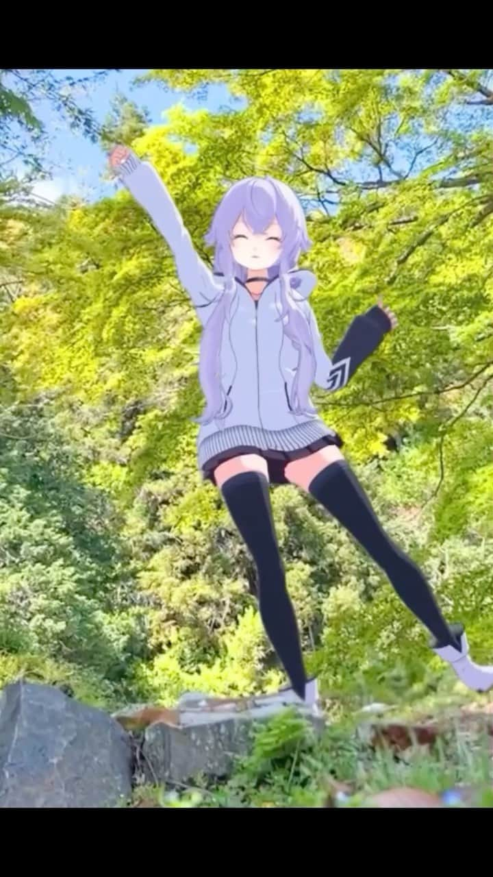 アズマリムのインスタグラム：「⛰️🐈☀️  FULL YouTube 🔍Azuma lim https://youtu.be/e7CgBlJ79ls  #virtual #animegirl #山登り#登山女子 #岐阜」