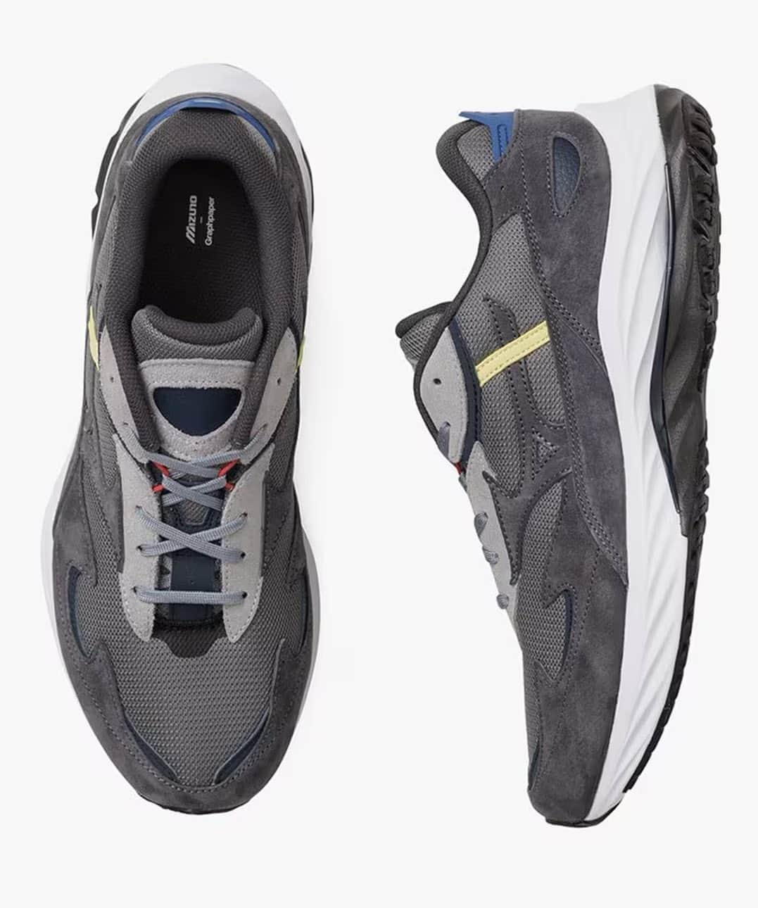 DRESSTERIOR_MEN_ドレステリアのインスタグラム：「. 日本初の総合スポーツメーカー『MIZUNO』と、日本のファッションブランド『Graphpaper』による新作がオンラインサイトにて発売いたしました。  クッション、安定、反発、走り心地とランニングに必要な機能的価値を高めるために開発された最新のパフォーマンスソールと、プレミアムな、天然スエードをアッパーに施したライフスタイルシーンで活躍する1足です✨  🏷 MIZUNO WAVE RIDER β for Graphpaper（ミズノ ウェーブライダー） ¥30,800(税込)  #dressterior #ドレステリア ⁡ ⁡ ⁡  ⁡ ⁡ ⁡ ⁡ ------------------------------------------- ⁡ ▪️dressteriorオフィシャルアカウント @dressterior_official ⁡ ▪️メンズ用アカウント @dressterior_men」
