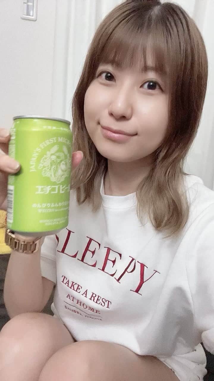 天野麻菜のインスタグラム：「ビール女子。3517」