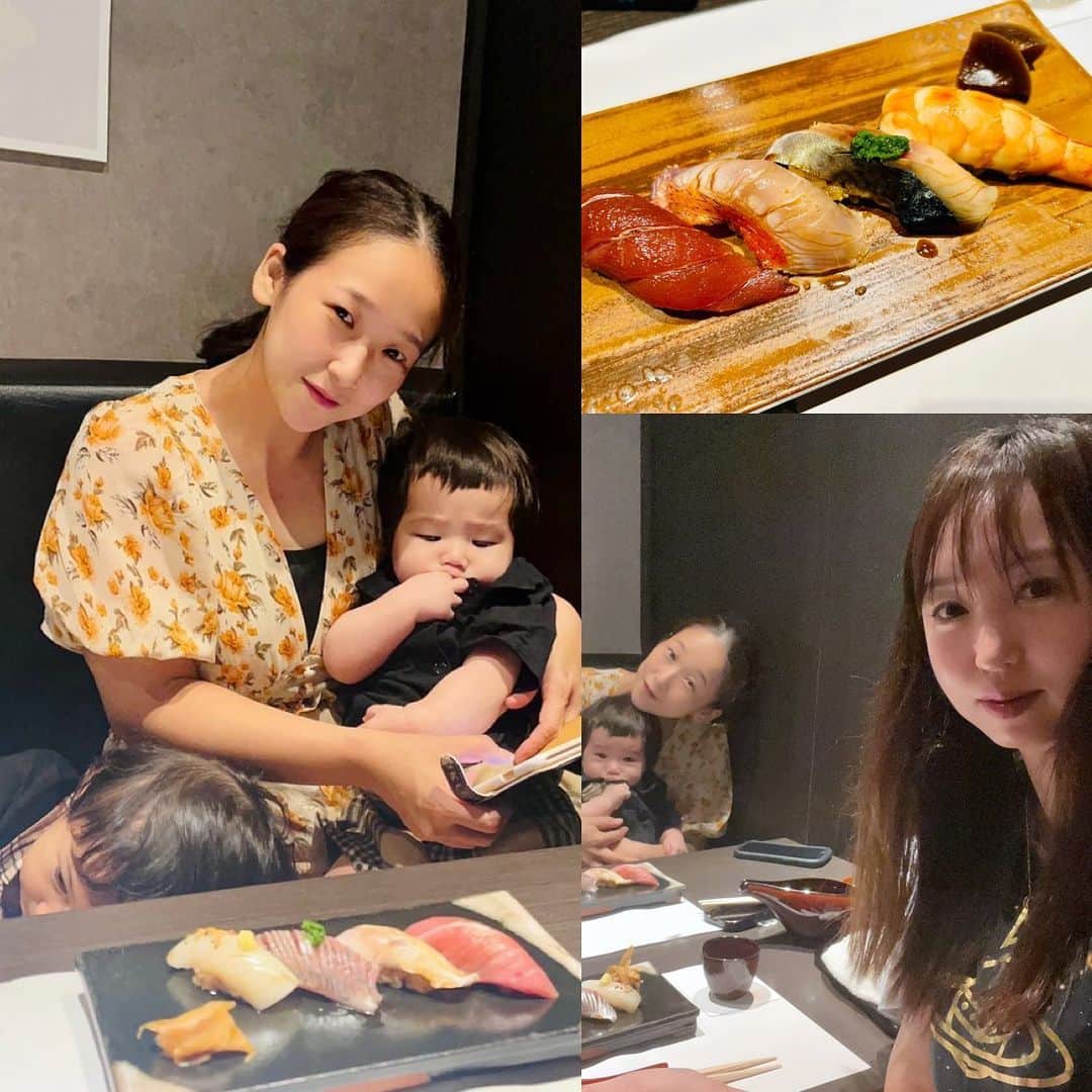 世手子さんのインスタグラム写真 - (世手子Instagram)「Sushi with family on off days🍣 Raising a child was hard, but sushi was delicious✨✨ On my day off, I enjoyed Shein's dress( ^ω^ ) オフの日は #寿司活 🍣🍣 家族で行ってきた(^_^) もはや夏海は家族化してるwww  #お寿司コーデ は @shein_japan  @sheinofficial  #夏コーデ 🌈🍹 かわいい花柄ワンピでエレガントな夏を演出(*´∀｀*)  🏝 SHEIN Frenchy-F Allover Floral Print Puff Sleeve Ruffle Hem Dress 🆔 14451680 オレンジってあまり着ないんだけど意外と爽やかになって素敵(*´∀｀*) 肩パフがこれまたかわええ❣️ やったwまだかわええもんがきれるwww  お得なクーポンあるのでぜひ使ってみてみてー^_^  🌟クーポン 🎈Coupon Code：JBV110    #SHEINbeachvacay #SHEINswimvibes #SHEINforAll #ad#SHEINpartner #クーポンコード #クーポン情報  #クーポン配布中  #シーインクーポン  #ドタバタ育児  #二児のママ  #2児育児 #赤ちゃんのいる暮らし  #3歳男の子 #3歳差育児  #二児の母 #二児ママ  #ママシンガー  #二児育児 #2児ママ #2児のママ #赤ちゃんのいる生活 #ad」6月23日 22時34分 - rojide