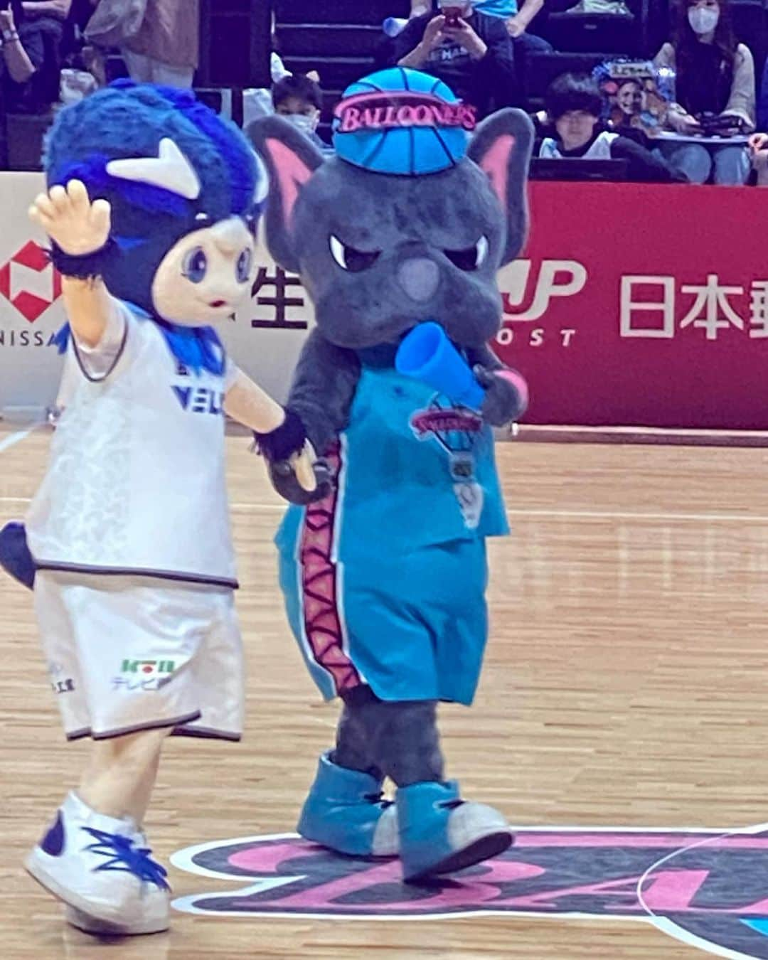 津田菜都美さんのインスタグラム写真 - (津田菜都美Instagram)「* B2🏀Final🔥熱すぎました。激闘すぎました。出来たてホヤホヤのSAGA🩵ARENAにお邪魔しました🧚‍♀️最高でしたね！こういうアリーナがどんどん増えますように‪‪☺︎‬✌︎︎✌︎︎マスコットのバルたんもLUCAもかわいすぎかよぉ♡♡ #佐賀バルーナーズ の皆様優勝おめでとうございます🎉 #長崎ヴェルカ も頑張った😭地元の誇りすぎぃ！！最短B1昇格✨有言実行🤟🏻今シーズンも感動をありがとうございました！！！ 既にオフシーズンで来季の動向が始まってますが来季からはB1🔥楽しみすぎます🫶🏻𝕃𝕖𝕥'𝕤 𝕘𝕠 VELCA!!!💙💙 #Bリーグ#Bリーグ観戦#Final#マスコットキャラクター#バルたん#LUCA#bリーグマスコット#佐賀バルーナーズ#長崎ヴェルカ#velca#SAGAアリーナ」6月23日 22時43分 - tsuda_723_official