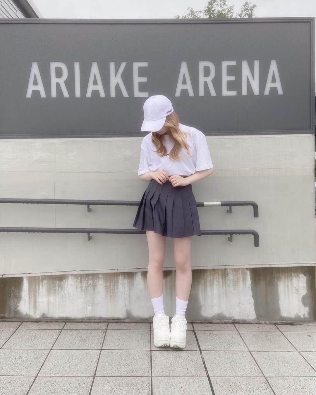 のインスタグラム：「Tシャツもキャップも靴下も全部可愛い🫶🏻  #pRojectR #therampage」