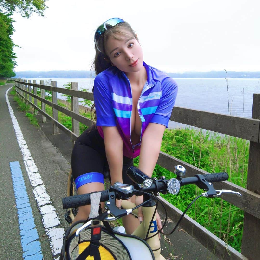 なおみのインスタグラム：「🚲🚲🚲❤️‍🔥」