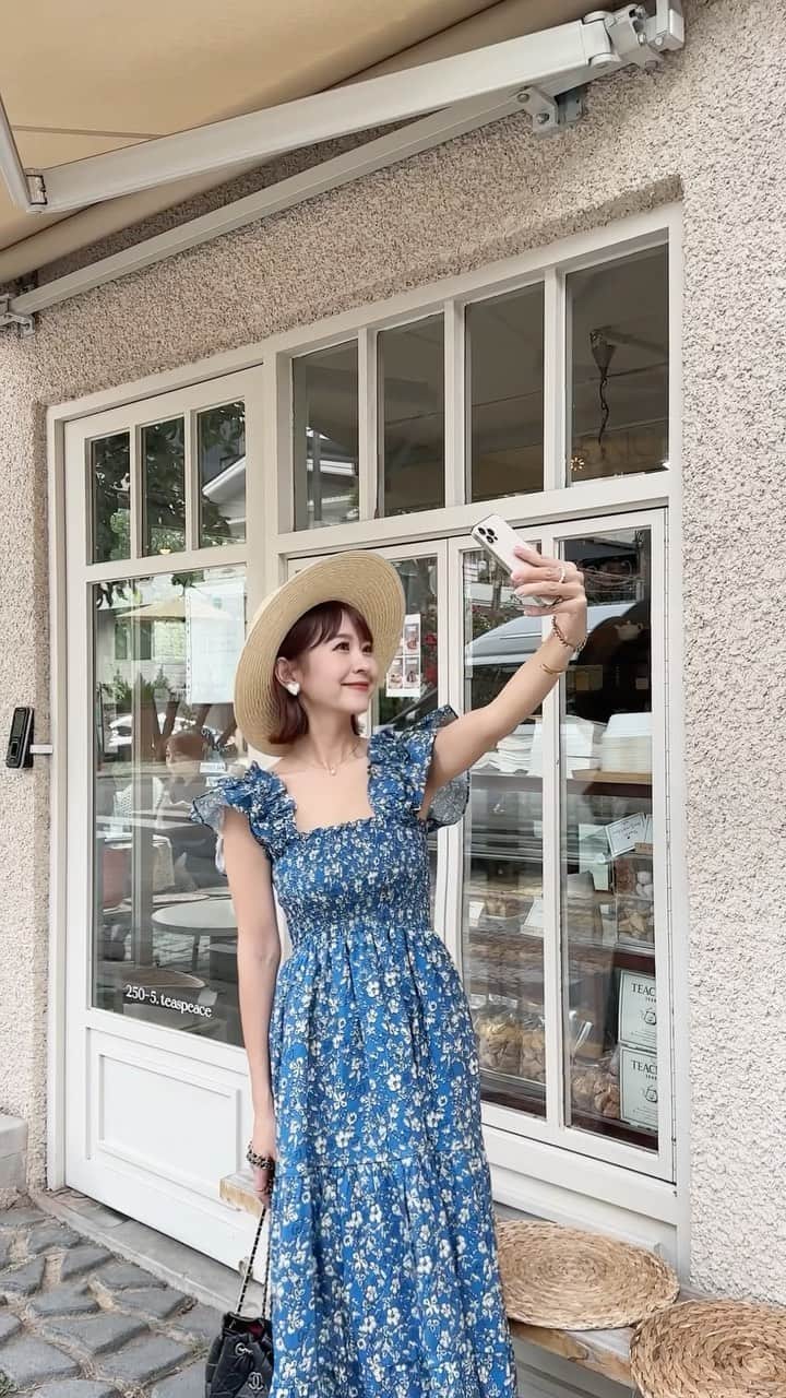郭圈圈のインスタグラム：「📷123✨321💙 - #lea_outfit @marule.official」