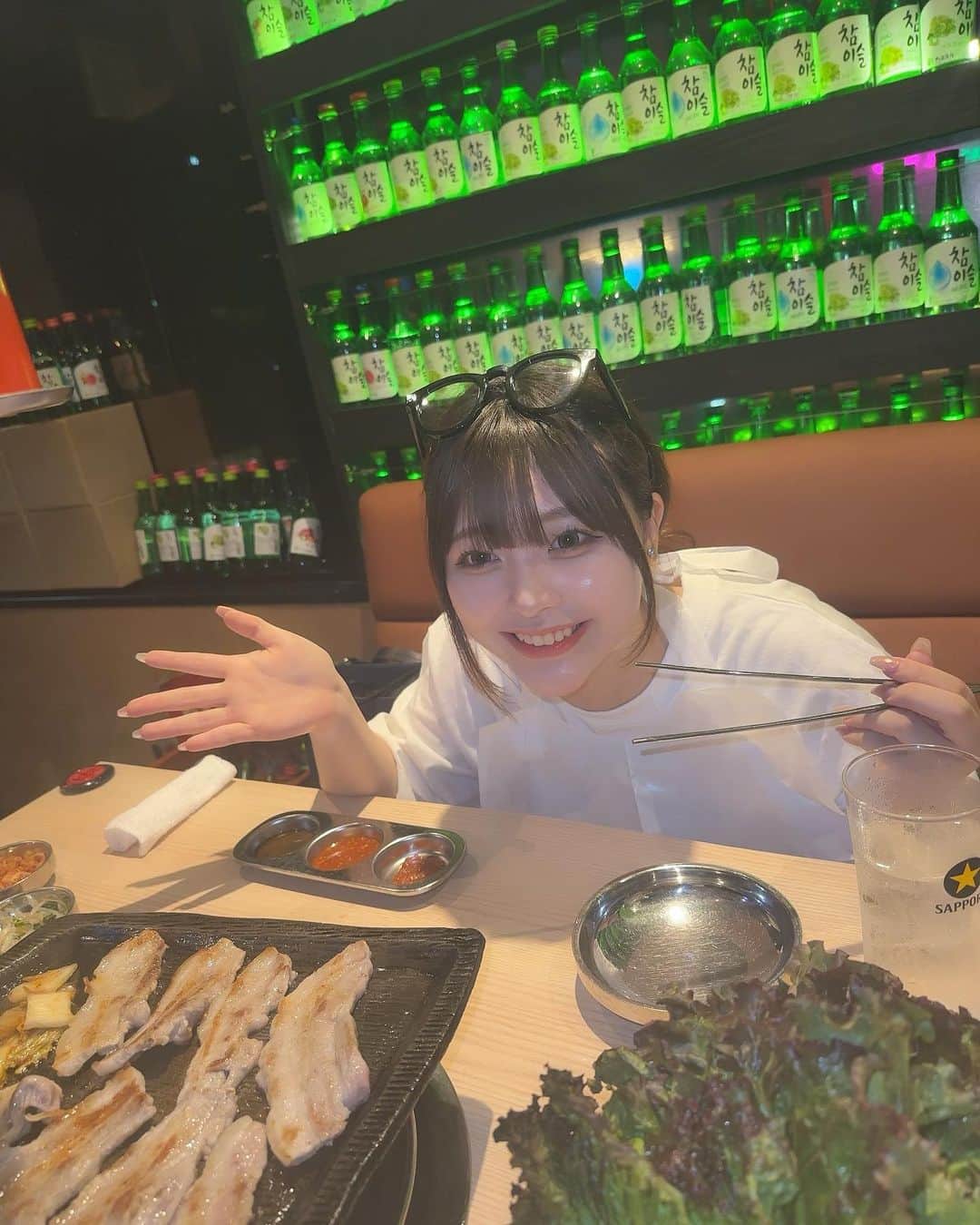 永野好音さんのインスタグラム写真 - (永野好音Instagram)「韓国料理が大好きです🇰🇷🩷  #韓国料理 #東京 #韓国料理屋 #ご飯 #韓国グルメ #食べスタグラム #食べログ #美味しい #永野好音 #jkブランド #jk #思い出グラム」6月23日 23時46分 - n.__.ene0840