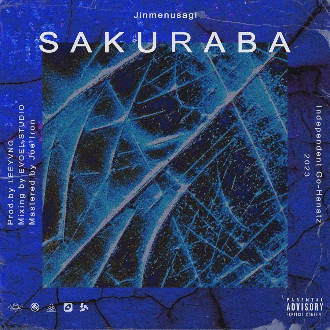 Jinmenusagiのインスタグラム：「Jinmenusagi - SAKURABA Released💙🌏✈️ Link in my bio👂🏻🎧🎶  Recorded at @evoelstudio  Mixed by @ozzysame  Mastered by @djjoeiron  Cover art by @kinoniniko」